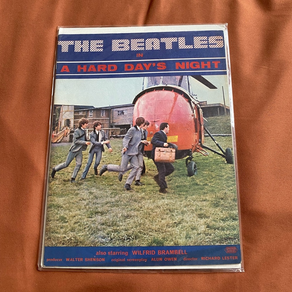 Vintage Rare 1964 The Beatles in A Hard Day’s Night souvenir program